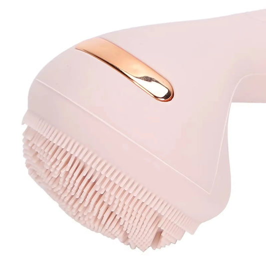 Brosse nettoyante électrique avec 4 modes - en silicone